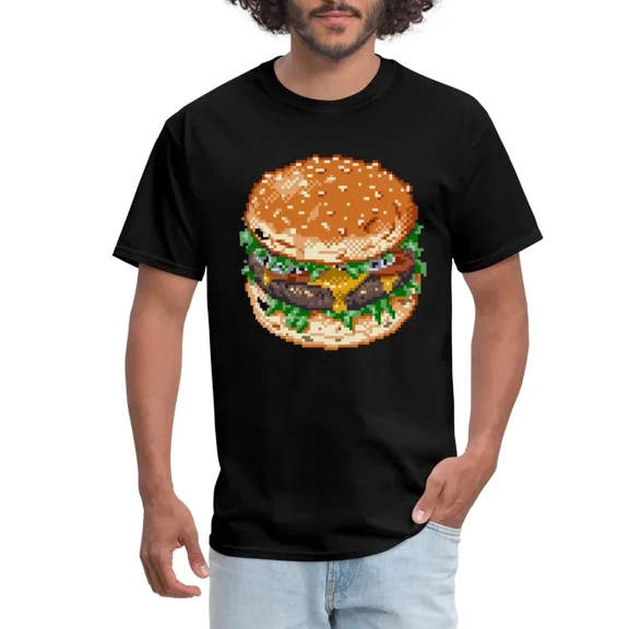 Cheeseburger Foodie ous Food Graphic Statement Quote Saying Unisex T-Shirt, S-5XL