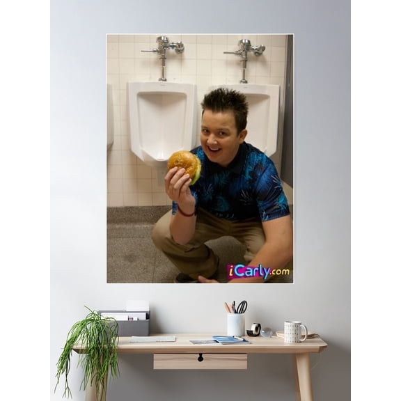 Cheeseburger Gib <3 Poster Wall Art, Modern Wall Decor For Living Room Bedroom, 12x18 UNFRAMED