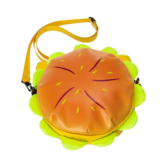 Cheeseburger Shoulder Bag Tote Hamburger Cross Body Bag for Traveling Beach
