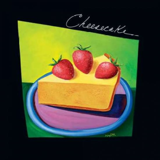 Cheesecake Canvas Art - Mary Naylor (24 x 24)