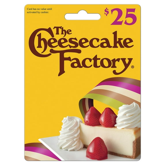 Cheesecake Factory $25 Gift Card