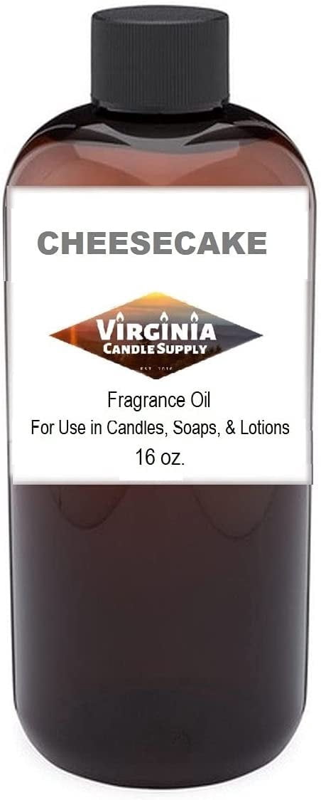 Cheesecake Fragrance Oil 16 oz Bottle for Candle Making, Soap Making, Tart Making, Room Sprays, Lotions, Car Fresheners, Slime, Bath Bombs, Warmers