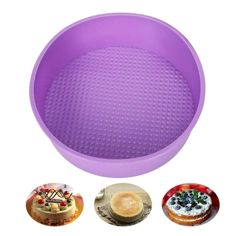 Cheesecake Pan Protector 4 6 8 10 Inch Round Springform Pan Silicone Cheesecake Water Bath Pan Preventing Water from Entering the Spring Form Pans