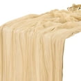 thumbnail image 1 of Cheesecloth Table Runner Boho Rustic Cheese Cloth Runner for Wedding Easter Decoration Summer Party Table Decor Kitchen Dining Farmhouse, 1 of 6