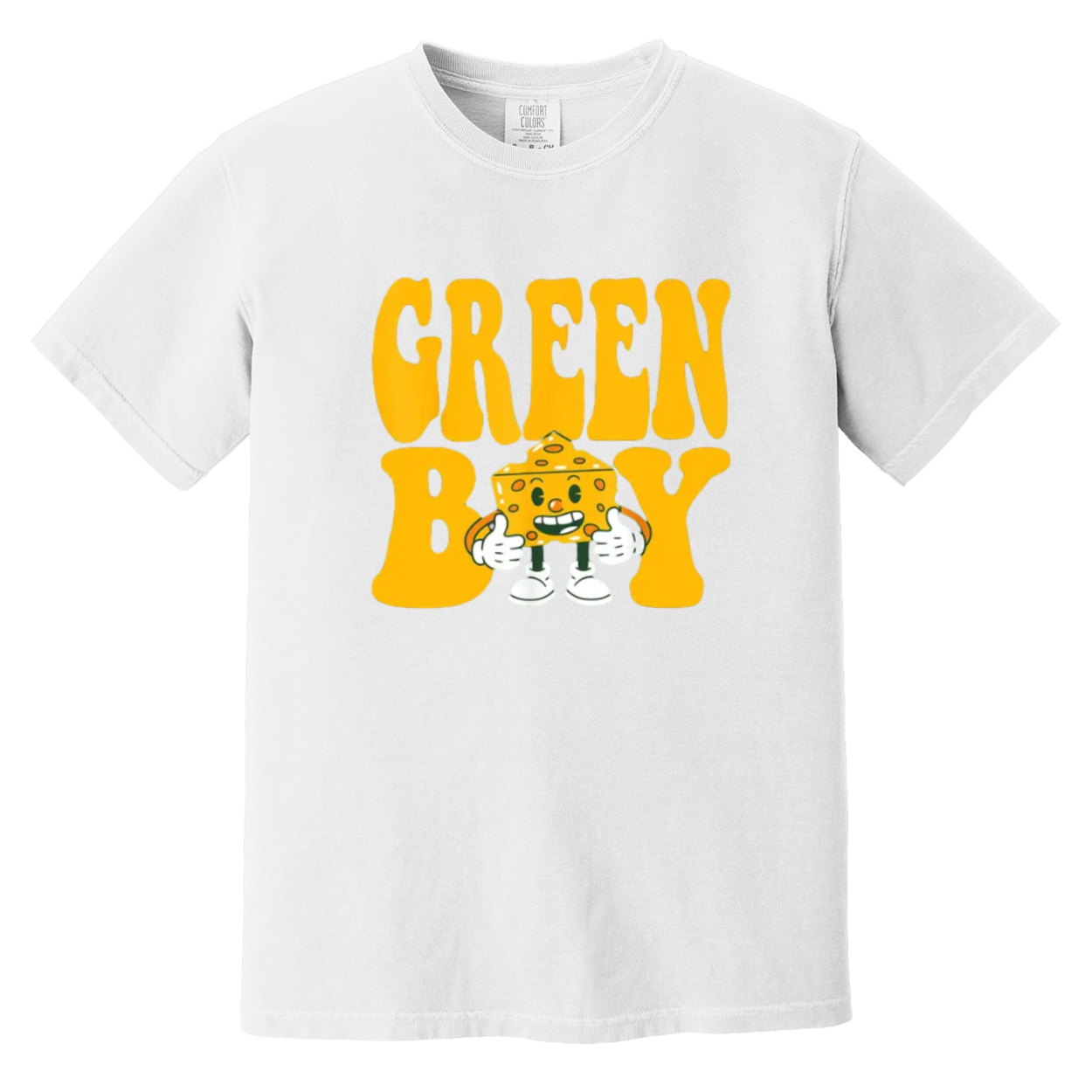 T-shirt Gothique Cheeseheads Wisconsin - Coton Fruit Of The Loom - Taille M Blanc - Neuf Sans étiquette