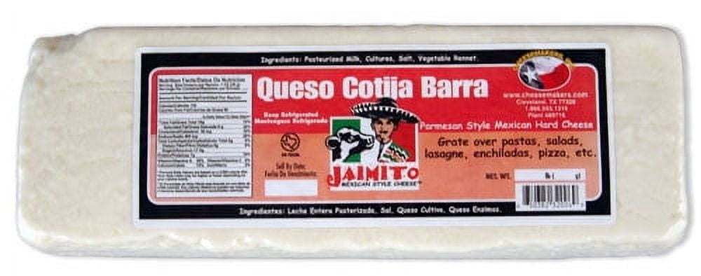 Jaimito Cotija Cheese Blocks, 5 Lb, 4 Per Case - Walmart.com