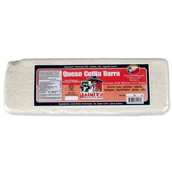 Jaimito Cotija Cheese Blocks, 5 Lb, 4 Per Case