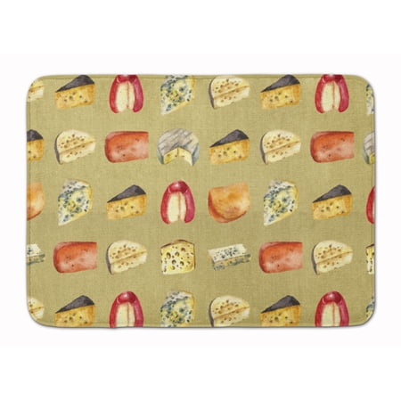 Cheeses Machine Washable Memory Foam Mat