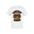 thumbnail image 1 of Cheesin' Hard Burger Fun Men's T-shirt, 1 of 3