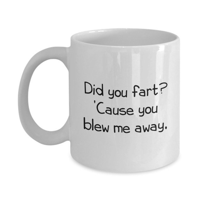 Cheesy Pick Up Line Mug Funny Vulgar Valentine'S Day Gift Boyfriend