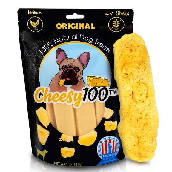 Cheesy100 (16 x Medium, 2lb) Yak Cheese Chews for Dogs | All Natural | Tastier as Himalayan Yak Cheese chews 2 lb (2 x packs 1lb)