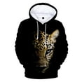 thumbnail image 1 of Cheetah 3D Hoodies Men Women Unisex Sweatshirts Hot Print Animal Hooded Casual  Boy Girl Spring/Autumn Black Pullover Clothes, 1 of 3