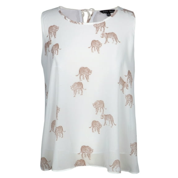 Cheetah All-Over Women's Sleeveless Blouse - Medium