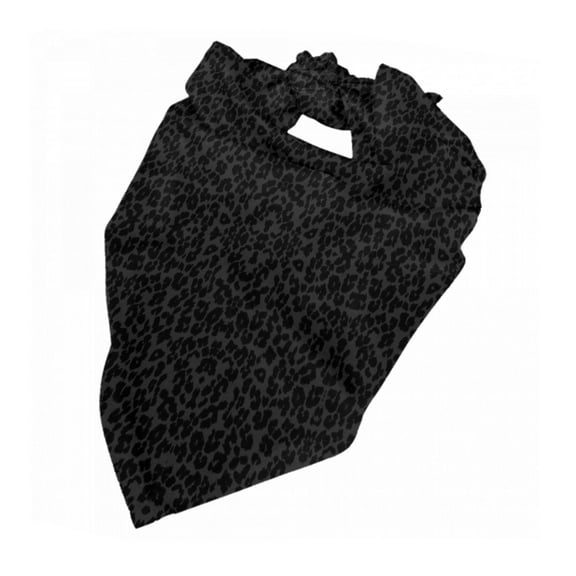 Cheetah Black Leopard Dog Bandanas Triangle Dog Scarfs For Small Medium Large Dogs And Cats