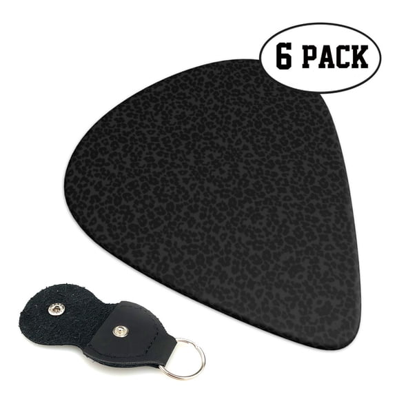 Cheetah Black Leopard Guitar Picks for Guitar Bass Music Instruments Women Men Guitar Picks