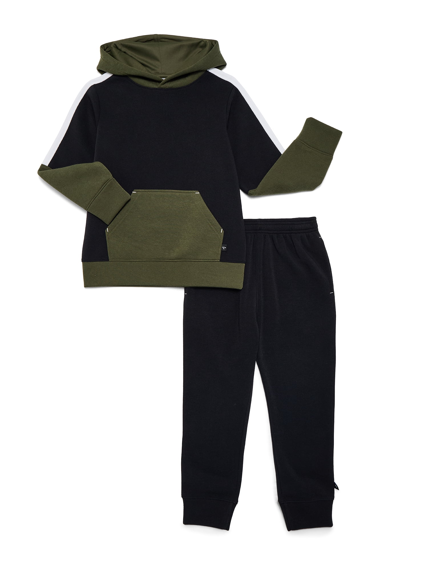 Cheetah Boys Active Fleece Hoodie and Joggers Set, 2-Piece, Sizes 4-18 & Husky