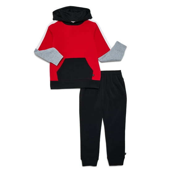 Cheetah Boys Active Fleece Hoodie and Joggers Set, 2-Piece, Sizes 4-18 & Husky