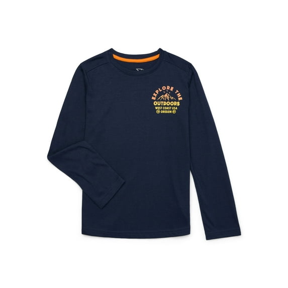 Cheetah Boy's Athletic Explorer Long-Sleeve T-Shirt, Sizes 4-18