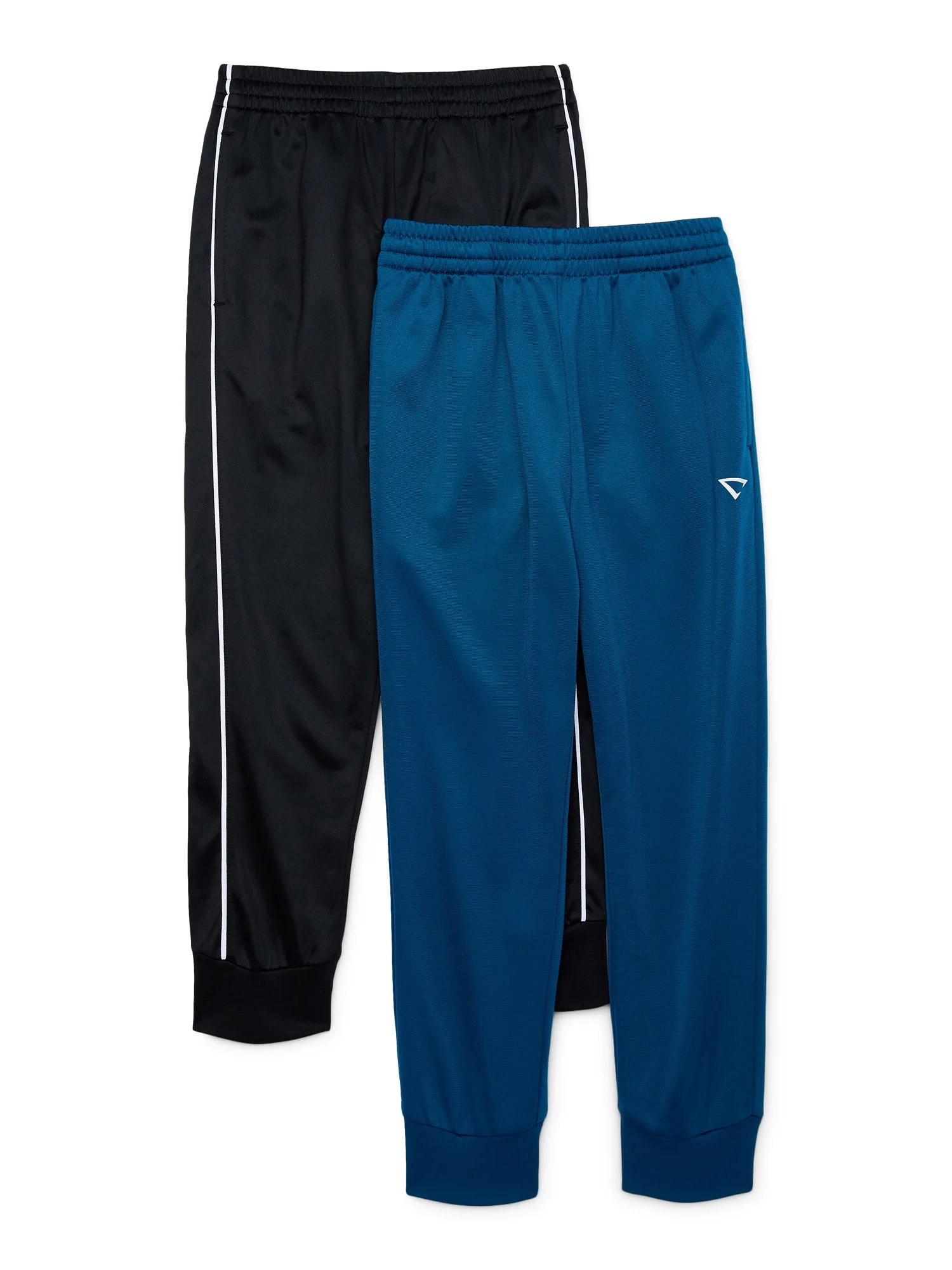 Cheetah Boy's Athletic Pull-On Tricot Jogger Pants, 2-Pack, Sizes 8-18 Husky