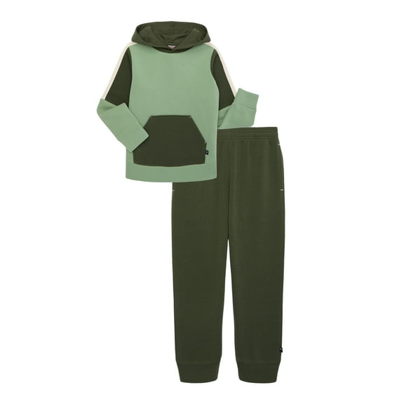 Cheetah Boys Active Fleece Hoodie and Joggers Set, 2-Piece, Sizes 4-18 & Husky