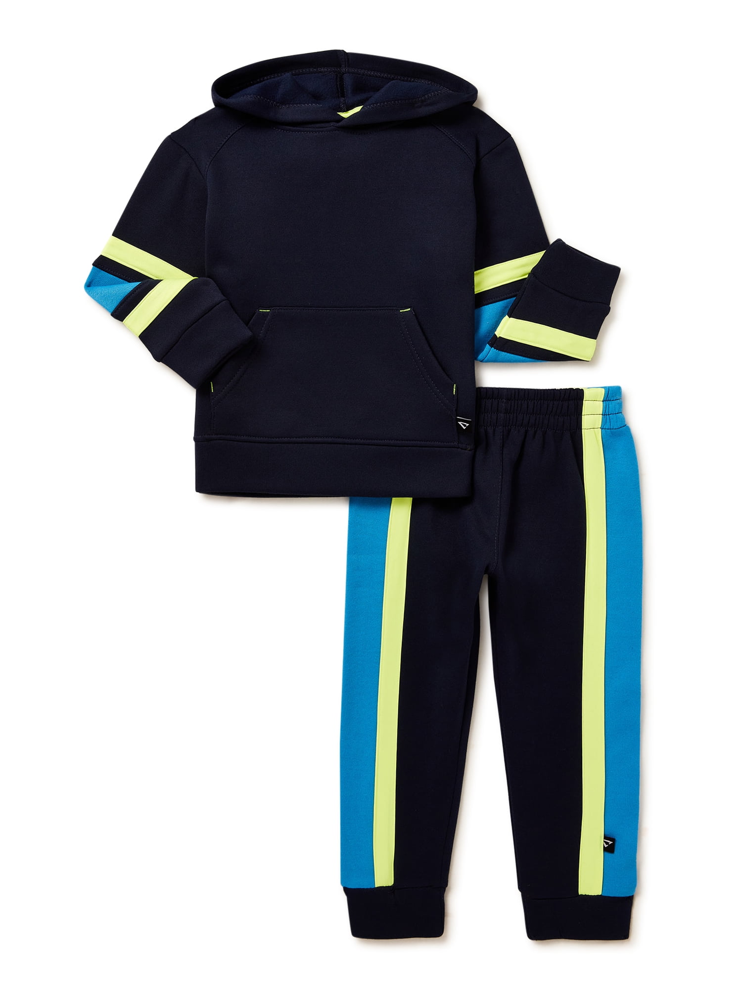 Cheetah Boys Active Fleece Pullover and Jogger Pants Set, 2-Piece ...