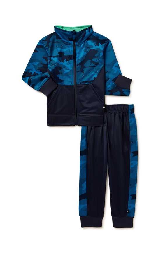 Boys Tricot Jacket and Jogger 2-Piece Set, Sizes 4-18 & Husky