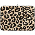 thumbnail image 1 of Cheetah Brown Gold Dish Drying Mat for Kitchen Countertop 16x18 Leopard Black Small Drying Mat Reusable Quick Dry Dish Sink Mats Easy Clean Decorative Essentials, 1 of 7