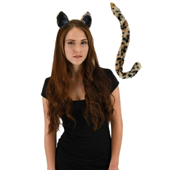 Cheetah Cat and Ears Tail Set