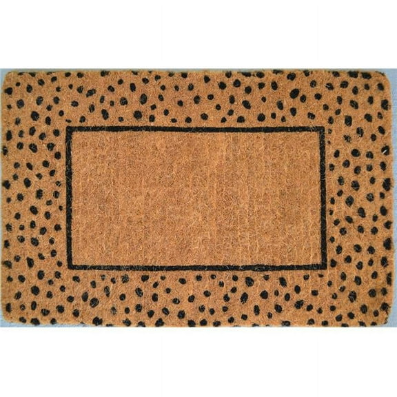 Cheetah Coir Hand Woven Printed Door Mats