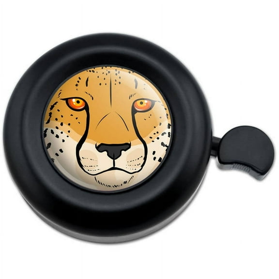 Cheetah Face Safari Bicycle Handlebar Bike Bell