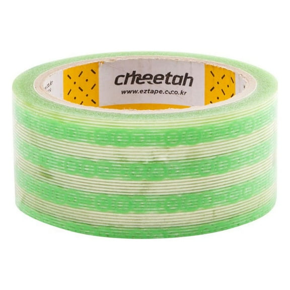 Cheetah Fts Hand Cut Tape, Hand Tearable Packing Tape 1.77" X 43.74 Yard Roll Green