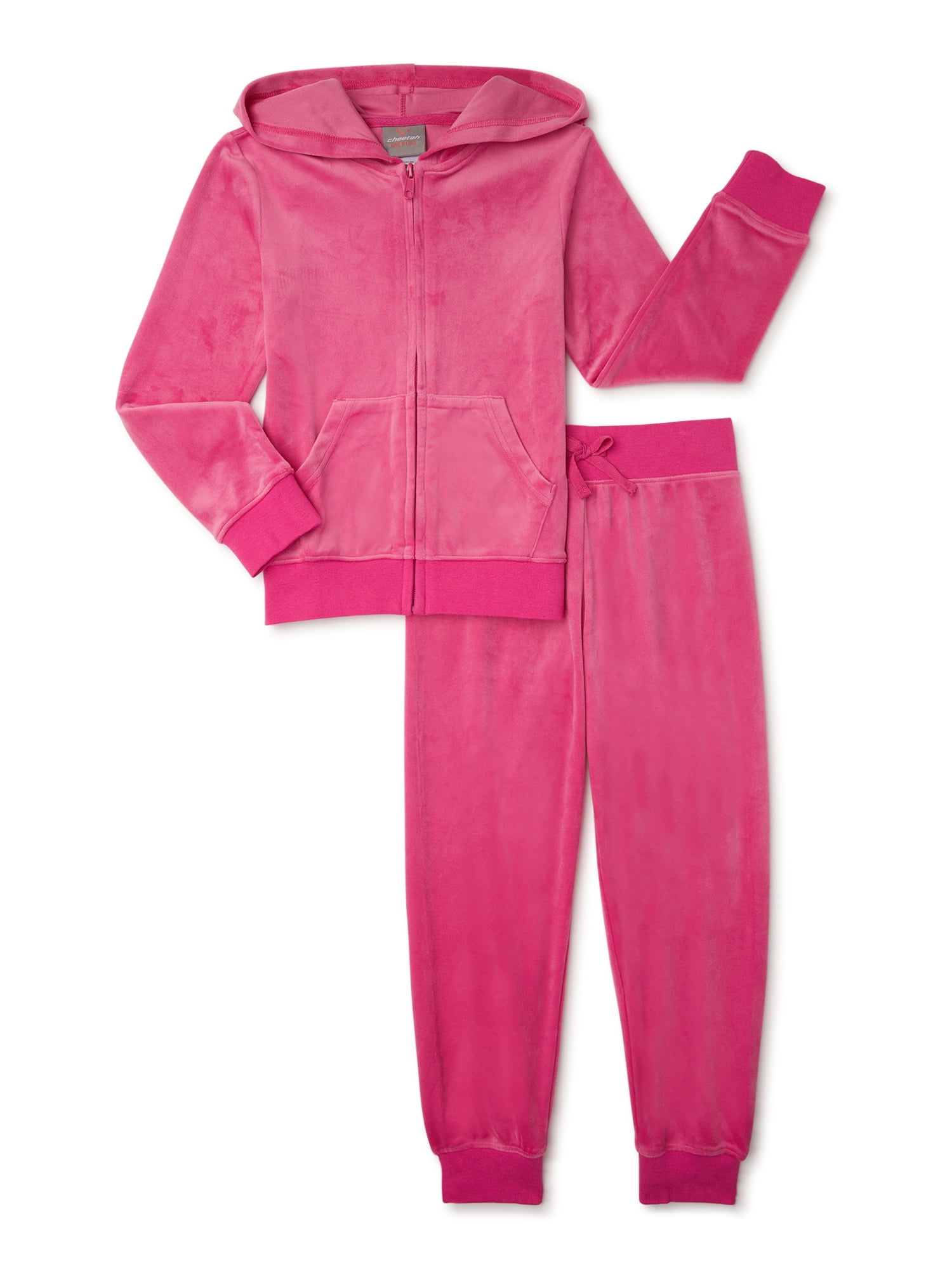 Cheetah Girls Toddler Girls Cozy Velour Zip Up Sweatshirt and