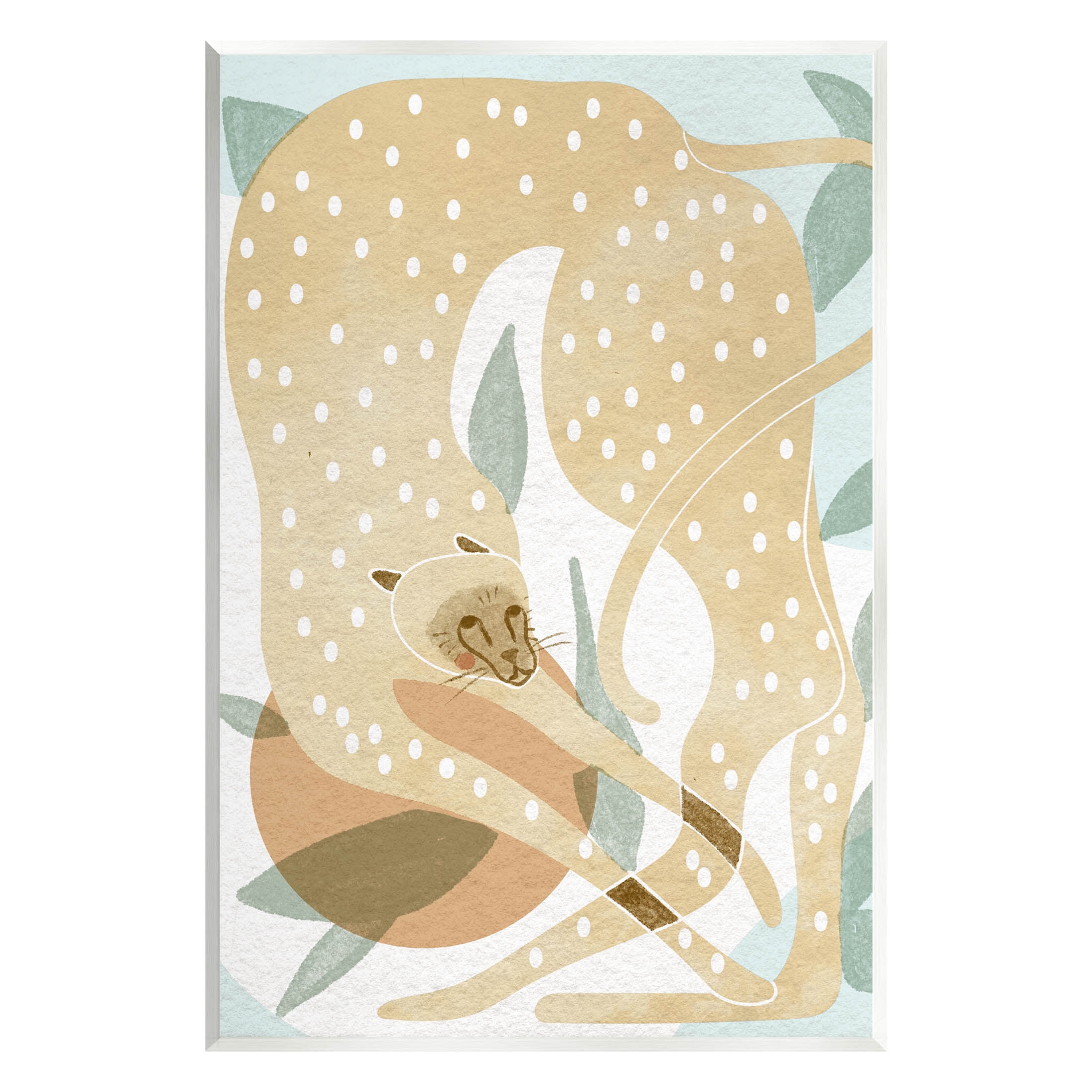 Cheetah Jungle Contemporary Shapes Animals & Insects Graphic Art Unframed Art Print Wall Art