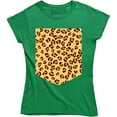 thumbnail image 1 of Cheetah Leopard Pocket Print Graphic Design Women T-Shirt, 1 of 4