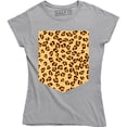 thumbnail image 1 of Cheetah Leopard Pocket Print Graphic Design Women T-Shirt, 1 of 4