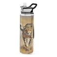 thumbnail image 1 of Cheetah Leopard Running 32oz Sports Water Bottles Leakproof Tritan Bottle with Straw BPA Free Clear Bottle for Fitness Gym Outdoor Cycling, 1 of 7