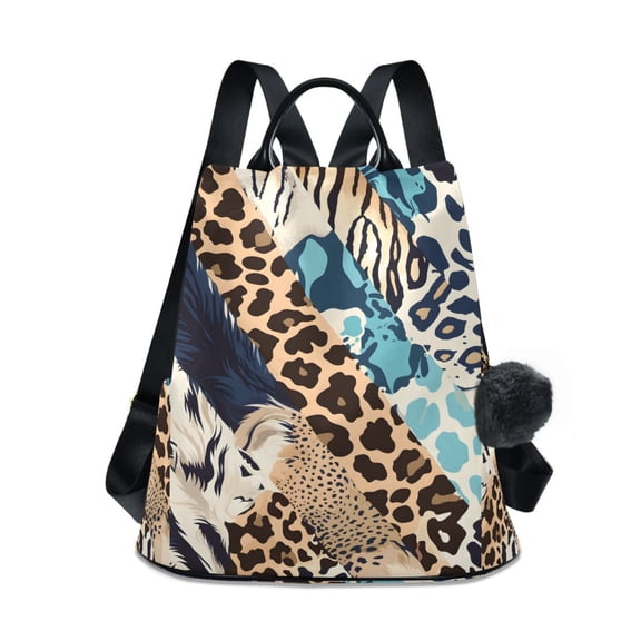 Cheetah Leopard Skin Travel Laptops Backpack for Women Anti-theft Casual Work Bag Daypack Lightweight Laptop Bag
