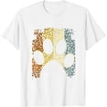 thumbnail image 1 of Cheetah Paw Print design, Leopard gift, Safari design Womens T-Shirt White, 1 of 5