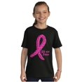 thumbnail image 1 of Cheetah Pink Ribbon We Are Fierce Girls Kids T Shirt Tees Brisco Brands S, 1 of 6