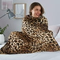 thumbnail image 1 of Cheetah Print Blanket Gifts for Women Soft Lightweight Leopard Flannel Throw Blankets for Couch Bed Sofa Travel 60" x 50", 1 of 7