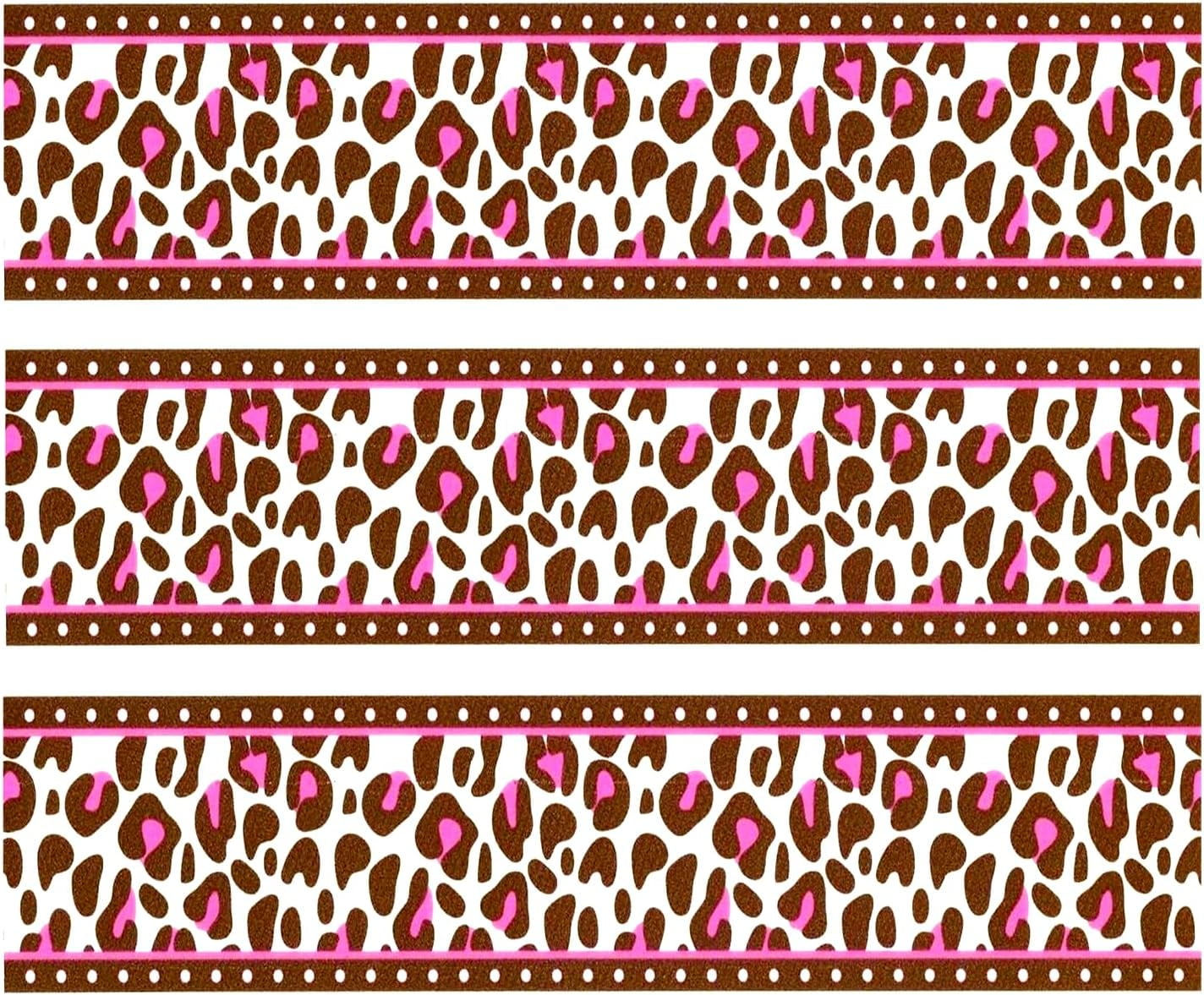 Toppers Border Cheetah Print Cake Border Edible Image Cake Topper - Walmart.com