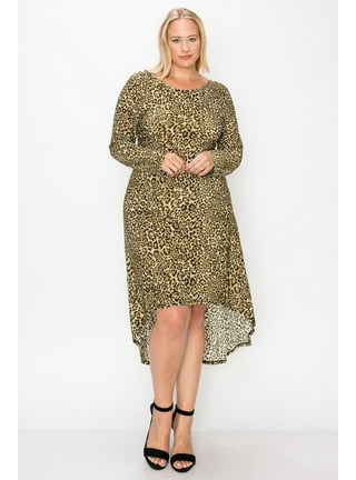 Cheetah print dress clearance walmart