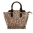 thumbnail image 1 of Cheetah Print Leopard Print Rivet Fashion One-Shoulder Women's Handbag Tote Bag, 1 of 6