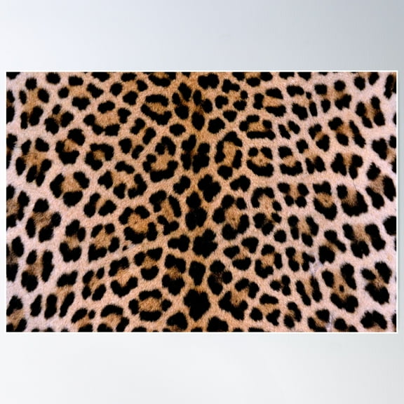 Cheetah Print Poster Wall Art, Modern Wall Decor For Living Room Bedroom, 8x12 UNFRAMED