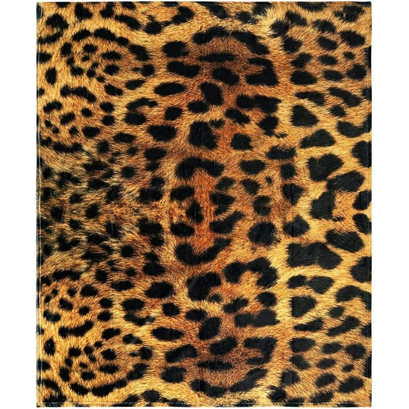 Cheetah Print Throw Blanket, Adorable Super-Soft Extra-Large Cheetah Blanket for Women, Girls, Teens and Children, Cute Fleece Leopard Blanket (in) Warm and Cozy Throw for Bed, Crib, or Couch