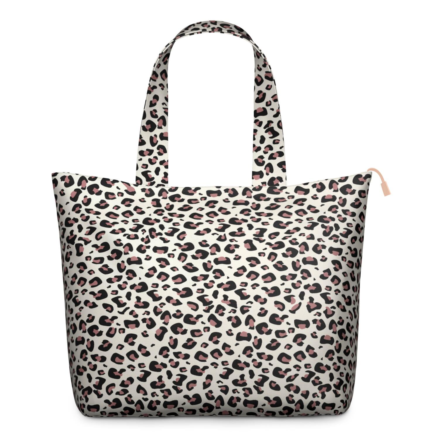 animal print travel tote bag Cheetah Print Travel Tote Bag Weekender Featuring Romantic Leopard Pattern,  Classic Animal Design, Large Capacity for Stylish Trips