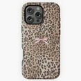 thumbnail image 1 of Cheetah Print with Pink Bow design Phone Case for iPhone 16 15 14 13 12 11 Pro Max M5909261, 1 of 2