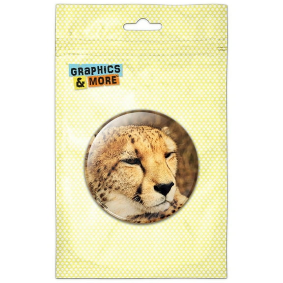 Cheetah Resting Refrigerator Button Magnet