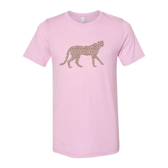 "Cheetah Shirt, Cheetah, Sublimation T, Gift For Her, Cheetah Lover, Cheetah Apparel, Mom Shirt, Safari Tee, Soft Shirts, Fashion, Trendy, MEDIUM, Lilac"