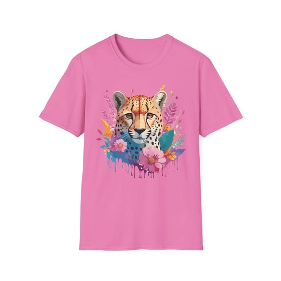 Cheetah Shirt, Shirt with Cheetah, Cheetah Tee, Shirt with Animals